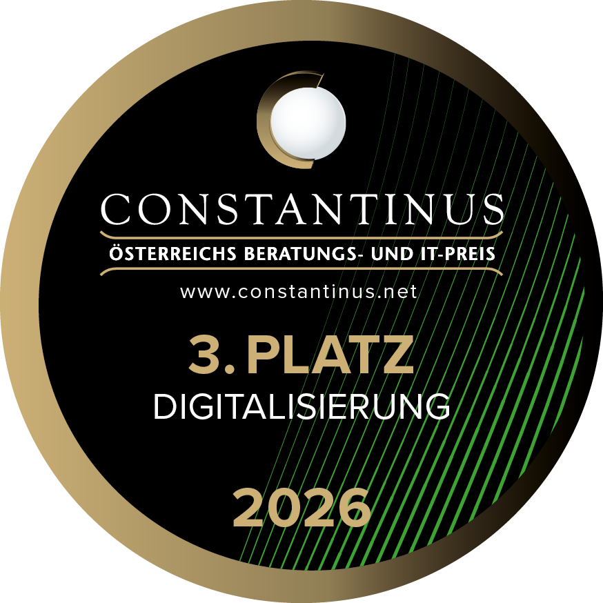 Constantinus Award 2026 Siegel 3.Platz
