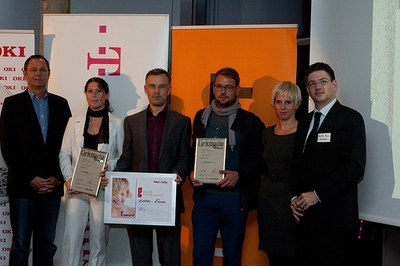 SNOGG.ME wins 2. price at the eAward (Picture Milena Krobath)